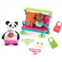 Li  l Woodzeez Lil Woodzeez - 13Pcs Baby Sitter Playset - Miniature Dollhouse Furniture & Accessories - 3 Doll Figures Included - Pretend Play Toy - Gift for Kids 3+