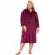Womens Karen Neuburger Plus Size Long Sleeve 47 Shawl Collar Zip Robe