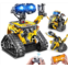 HOGOKIDS Robot Building Toys for Kids - 3 in 1 Remote & APP Controlled Building Set RC Wall Robot/Engineer Robot/Mech Dinosaur STEM Toys Gift for Boys Girls Age 6 7 8 9 10 11 12+ Y