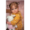 Anano 24inch 60cm Big Size Silicone Vinyl Reborn Toddler Doll Maggie Lifelike Real Baby Dolls That Sweet Girl Baby Doll with Big Open Eyes Gift for Kids Age 3+