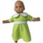 Doll Clothes Superstore Green Check Dress Compatible with 15-16 Inch Baby Dolls