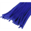 YOKIVE 100 Pcs Pipe Cleaners, Chenille Stems Decoration, Great for DIY Art Craft Supplies (6mm 12 Inch Sapphire Blue)