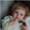 SCOM Realistic Baby Girl Dolls - 20 Inch Lifelike Newborn Doll with Cloth Body Vinyl Limbs Gift for Kids Age 3+