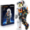 HOGOKIDS Astronaut Space Building Set - 896 PCS Space Building Blocks Toys with Display Stand & Two Helmets Astronaut Collection for Adults, Valentines Birthday Gift for Kids Boys