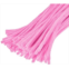 YOKIVE 100 Pcs Pipe Cleaners, Chenille Stems Decoration, Great for DIY Art Craft Supplies (6mm 12 Inch Pink)