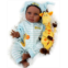 Milidool Black Reborn Baby Dolls Boy 22 Inch Lifelike Black Silicone Baby Dolls That Look Real African American Newborn Boy Dolls Realistic Baby Doll with Giraffe Gift Set