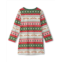 Hatley Kids Puppy Hearts Fairisle Long Sleeve Nightdress (Toddler/Little Kid/Big Kid)