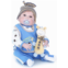 Babyfere Reborn Baby Doll Clothes Blue Outfit for 20- 22 Reborn Boy Dolls Clothes 4-Piece Set…