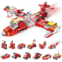 VATOS STEM Building Toys - 572 PCS City Fire Plane Blocks Set for 6 Year Old Boys 25-in-1 Engineering Building Bricks Fire Vehicle Blocks Kits Best Gift for Kids Aged 7 8 9 10 11 1