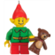Hallmark Keepsake Christmas Ornament 2021, Lego Elf and Teddy Minifigure