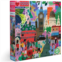 eeBoo: Piece and Love London Life 1000 Piece Square Adult Jigsaw Puzzle, Puzzle for Adults and Families, Glossy, Sturdy Pieces and Minimal Puzzle Dust