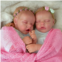 Miaio Twins Reborn Baby Dolls, Lifelike Reborn Baby Dolls, 17 Inches Baby Doll Maren and Monica, Full Vinyl Body Poseable Real Life Reborn Babies Toddler with Feeding Kit Gift Box
