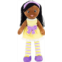 PLUSHIBLE BRIDGING MILES WITH SMILES Plushible Plush Baby Doll - 18 Inch African American Rag Dolls for Girls, Infants, Toddlers, & Babies - Babys My First Soft Fabric Body Girl Dolls - Black Yarn Hai