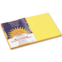 SunWorks 8407 Construction Paper, 58 lbs., 12 x 18, Yellow, 50 Sheets/Pack