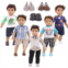 Ecore Fun 5 Sets Boy Doll Clothes and 3 Pairs of Shoes Fit for 18 Inch Boy Dolls Clothes Outfit Birthday Reward Gift for Kids