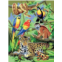 Pracht Creatives Hobby Painting by Numbers Junior Jungle DIY Picture Approx. 33 x 24 cm Includes 7 Acrylic Paints, Brush and Printed Painting Card, Ideal for Beginners and Children from 8 Years