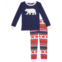 Little Blue House by Hatley Kids Fair Isle Bear Applique Pajama Set (Toddler/Little Kids/Big Kids)