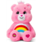 Care Bears 14 Cheer Bear Plushie - Medium Size - Pink Plushie for Ages 4+ - Perfect Stuffed Animal Holiday, Birthday Gift, Super Soft and Cuddly - Good For Girls and Boys, Employee