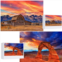 RECHIATO 2 Pack 1000 Pieces for Barn and Grand Teton National Park in Wyoming & Arches National Park in Utah Puzzles,Jigsaw Puzzles for Adults 1000 Pieces and up, Gifts for Women & Mom