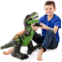 TEMI 2.4Ghz Remote Control Dinosaur T-rex Toys for Kids 3-5 Years, Electric Walking Robot Dinosaur with LED Lights & Sounds, Simulation T-rex RC Dinosaur Toy Gift for Boys Girls 4-7 Yea