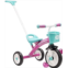 GOMO Kids Tricycles for 2 Year Olds, 3 Year Olds & Kids 1-6, Big Wheels Baby Bike Toddler Bikes - Trikes for Toddlers with Push Handle (Pink/Teal)