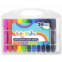 International Arrivals Happido Solid Poster Paint Sticks, Set of 24 - Non-Toxic, Mess-Free, and Quick Drying Variety Pack, Includes Classic, Neon, and Metallic Colors, Easy to Use, No Brush Needed