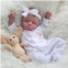 FASMAS Reborn Baby Dolls Rosalie - 18 inch Realistic Newborn Baby Girl with Lifelike Face and Limbs, Christmas Birthday Gift for Kids Age 3 +