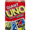 Mattel Games ?Giant UNO Card Game for Kids, Adults & Family Night, Oversized Cards & Customizable Wild Cards for 2-10 Players