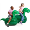 HearthSong Hop n Go Inflatable Bouncing Ride-On, 48 L x 20 W x 42 H, Set of 2, Outdoor Play, Ages 5 and Up, Dinosaurs