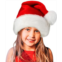 BOSONER Santa Hat Kids,Toddler Santa Hat,Red Velvet Santa Claus Hat For Xmas Party,Christmas Hat For Boys Girls Child Infant