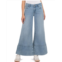 Womens KUT from the Kloth Goldie Mid-Rise Super Flare-Wide Hem With Slit In Famous