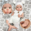 OtardDolls Lifelike Reborn Baby Doll - 18 Inch Full Silicone Realistic Newborn Baby Doll Soft Body Cute Realistic Lifelike Doll Gift Set for Kids