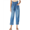 Blank NYC Paper Bag Tapered Pants with Self-Belt in Dancing Queen