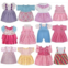 YAYYAY 12 Sets Baby Doll Clothes for 12 13 14 Inch Dolls, Alive Doll Clothes Colorful Princess Dress, Romper, Sweater Costume, Cute Alive Doll Accessories Outfits for Christmas Birthday G