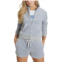 Juicy Couture Mock Neck Velour Zip Front