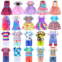 ENOCHT Joyfun 7 Pcs 6 Inch Girl Doll Clothes 3 Pieces Dress, 2 Pieces Outfits and 2 pcs Shoes for 11.5 Inch Girls Sister 6 Doll