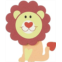 Darice 9189-65 Painted Leon Lion Cutout