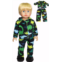 American Fashion World Boys Dinosaur Button Up Pajamas for 18-Inch Dolls Premium Quality & Trendy Design Dolls Clothes Outfit Fashions for Dolls for Popular Brands