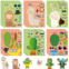 WATINC 36PCS Make Your Own Llama Cactus Stickers, Make a Face Animal Sticker Craft Game, DIY Art Cards Good Gift for School, Kids Goodie Bag Filler Reward Fiesta Mexican Alpaca Par