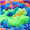 Entervending Fish Toys - Sea Animals Figures - Vibrant 4 Colors - 1.75” Small Plastic Toy Fish - Ideal for Fish Tank & Aquarium Decorations - Fishing Birthday Party Supplies - 50 pcs - Easter B