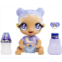 MGA Entertainment Glitter Babyz Selena Stargazer Baby Doll 3 Magical Color Changes, Pastel Purple Glitter Hair, Moon & Stars Outfit, Diaper, Bottle, Pacifier Accessories Gift for K
