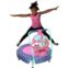 Capelli Sport LOL Surprise! OMG Dolls Mini Trampoline, BFFs Indoor Kids Trampoline for Toddlers with Handle, Features Neon Q.T and Diva, Teal