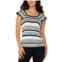 Womens Liverpool Los Angeles Ruffle Sleeve Square Neck Sweater Top
