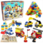 Klobroz Kids Toys Sets for Boys 2 5 - Building Blocks Car Set 171-pieces Classic Large Building Bricks Compatible with All Major Brands Educational Toys Blocks for Toddlers 3-5 All Ages