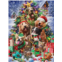 Vermont Christmas Company Christmas Pets Jigsaw Puzzle 550 Piece - Holiday Puzzle with Randomly Shaped & Interlocking Pieces - 24 x 18
