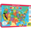 MasterPieces 60 Piece Educational Jigsaw Puzzle for Kids - USA Map State Shaped - 16.5x12.75