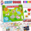 Benresive Montessori Busy Book for Toddlers 2-4, Preschool Toddler Learning Activities, Toddler Sticker Books for 2 3 4 Year Olds Boys Girls, Autism Sensory Toddler Toys for 2 3 4