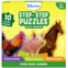 Skillmatics Step by Step Puzzle - 40 Piece Farm Animal Jigsaw & Toddler Puzzles, Educational Montessori Toy for Boys & Girls, Gifts for Kids Ages 3, 4, 5 and Up