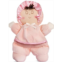 Genius Baby Toys Classic My First So-Soft Baby Girl Doll Lovey, Pink Dress with Brown Hair, 11