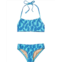 Toobydoo Aqua Palms Bandeau Bikini (Toddler/Little Kids/Big Kids)